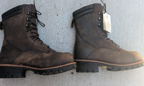 Red wing 2209 leather logger - red,