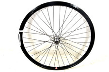 Black 700c fixie - bike, flip
