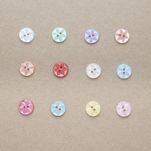 Star buttons 11mm 14mm - buttons, &