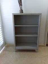 Retro Vintage Lloyd Loom Style Wicker Bedroom Bedside Cabinet Table Bookcase