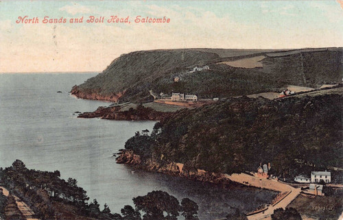 Postcard devon north - postcard, sand