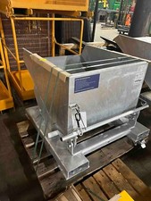 Forklift Tipping Skip - 250L Capacity -  Regular Duty 3mm Steel - Galvanised