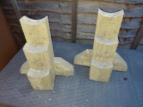 Set wooden jump wings - of,