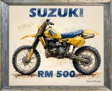Suzuki RM 500 Motocross Metal