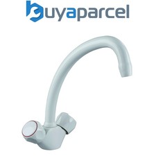 Bristan Club Budget Monobloc Sink Mixer White Kitchen Sink Tap