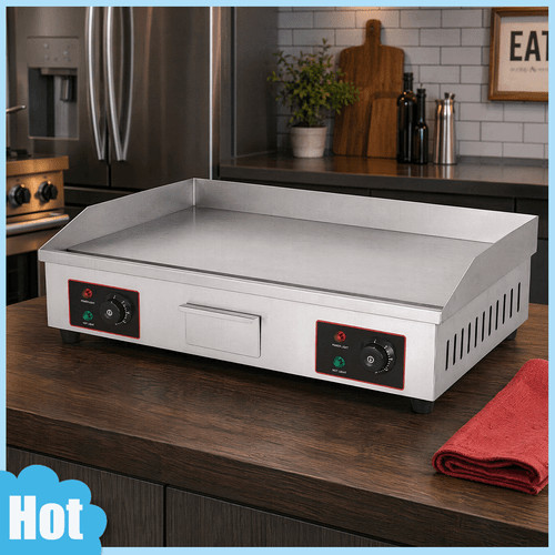 73cm large electric griddle - 73cm,