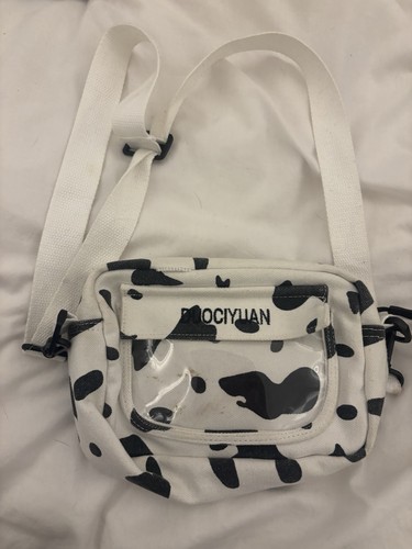 Cow print woman side hip - print,