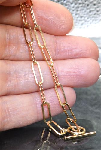 Gold bracelet bar paper - bracelet,