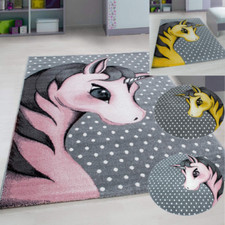 Unicorn Childrens Rug Grey