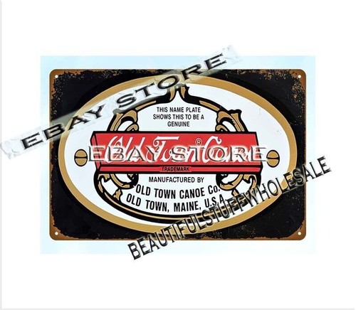 Old town canoe maine - old, tin