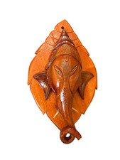 Handcrafted wooden ganesha - wooden,