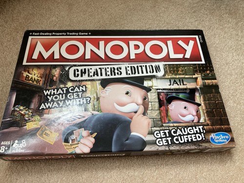 Hasbro monopoly cheaters - monopoly,