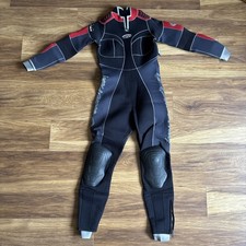 Waterproof Sweden 5mm Aquatex Semi-dry Wetsuit - Ladies Size XL Black & Red