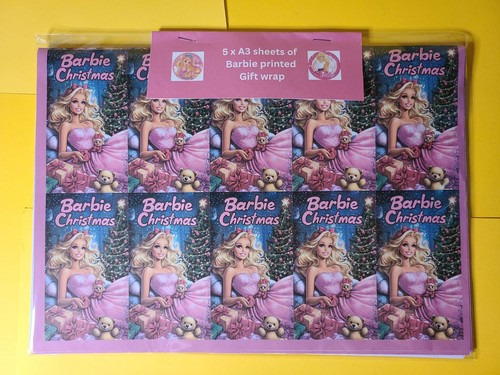 Christmas barbie printed gift - barbie,