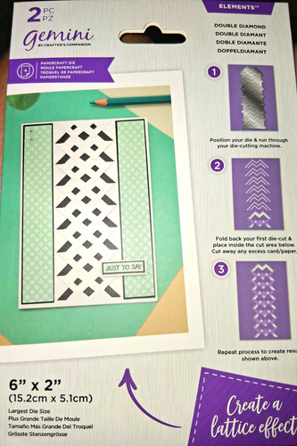 Gemini double diamond lattice - double,