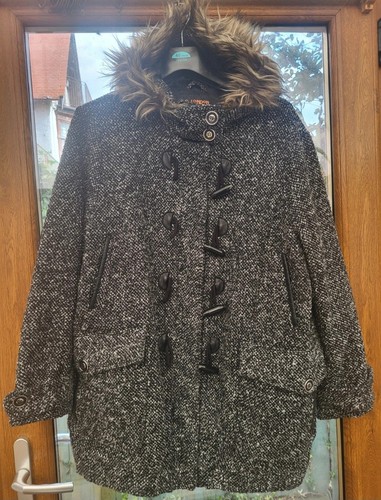 Ladies black and - black, tweed