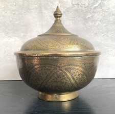 Old indian brass - indian, engraved