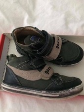 Garvalin Hi Tops Boys Junior Size 11 (eu 29) Green, Blue/black Cream