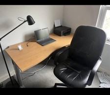 Desk, Chair, Lockable Filing