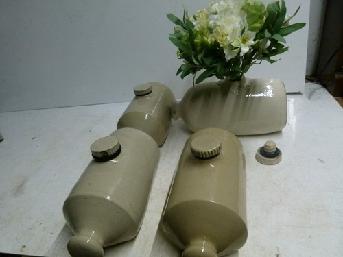 Door stops planters - planters, stone