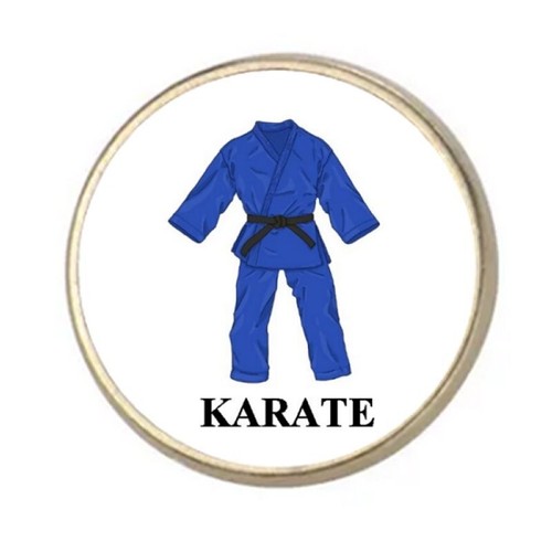 Karate sport silver colour - silver,