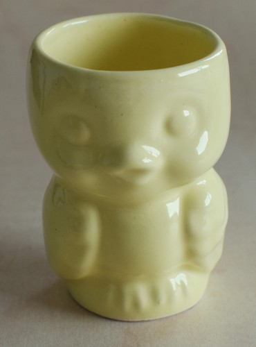 Bird egg cup yellow - -,