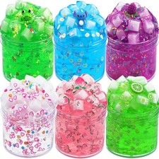 Clear Jelly Crunchy Slime Kit