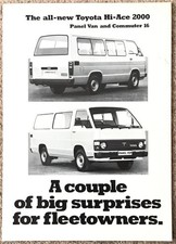 TOYOTA HI-ACE Sales Brochure