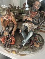 Capodimonte Tramp On A Bench