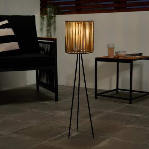 Ohs solar floor lamp rattan - floor,