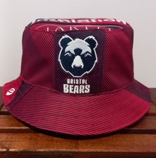  BRISTOL BEARS Rugby UNION Bucket Hat from Upcycled official shirt