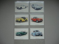 Full set 7 Collector Cards TR COLLECTION by Golden Era 1992 Motor Car