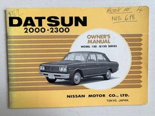 Nissan Datsun 2000/2300 Model 130, Q130 Series Handbook 1969 #19311(40430350)