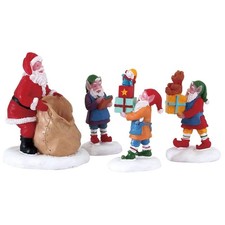 Lemax Figurines -  Present Procession, Set Of 4