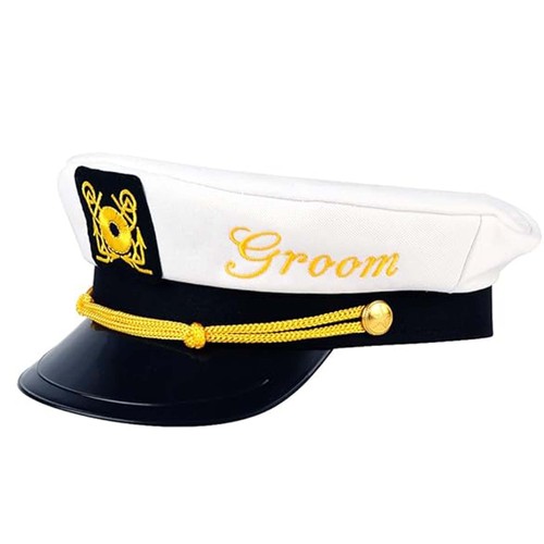 Bachelor party captain hat - party,