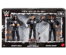 WWE Mattel Elite 3 Pack nWo New World Order Nash Hall Hogan Wrestling Figures 