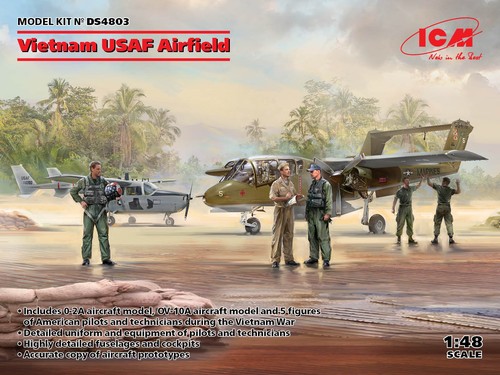 Icm vietnam usaf airfield - 1/48,