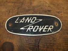 Land Rover Badge Aluminium