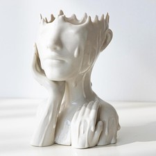 Face Planter Boho Lady Ceramic