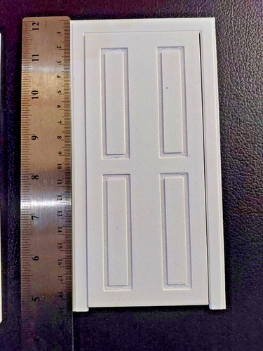 White front door scale - white,