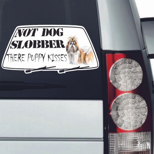 Shih tzu bumper sticker car - shih,