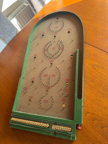Vintage wooden bagatelle - vintage,