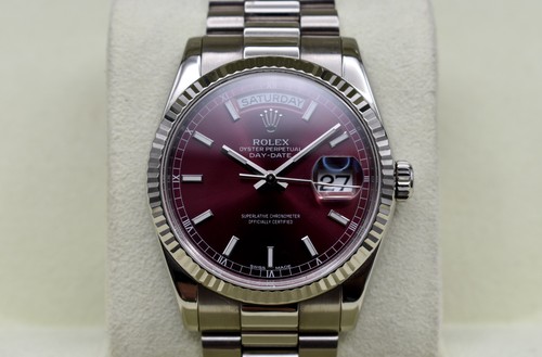 Rolex day date white - white, gold