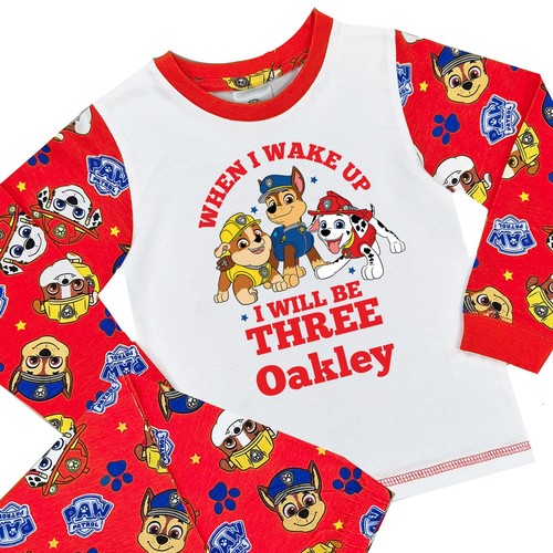 Paw patrol personalised boys - paw,
