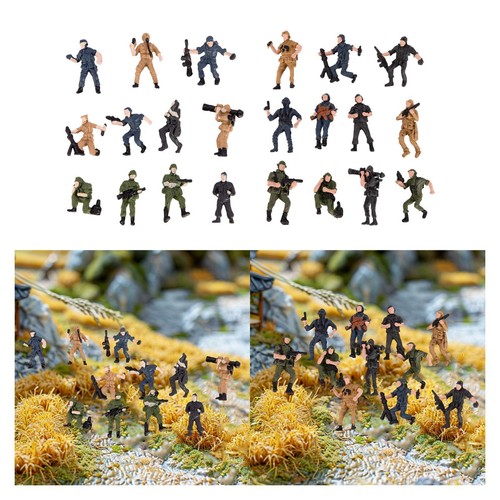 11pcs police people figures - 11pcs,
