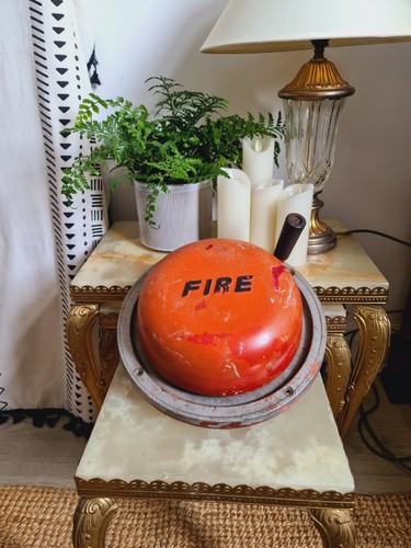 Retro vintage fire - retro, bell