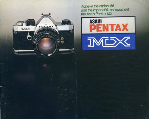 Pentax promotional leaflet - mx,