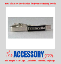 New Lambretta Scooter Rectangle MODS 2Tone Ska tie clip Enamel metal Tie-pin