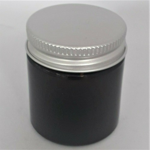 Round jars glass amber - round,