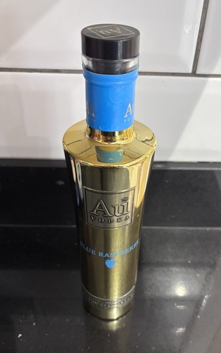Vodka bottle blue - bottle,
